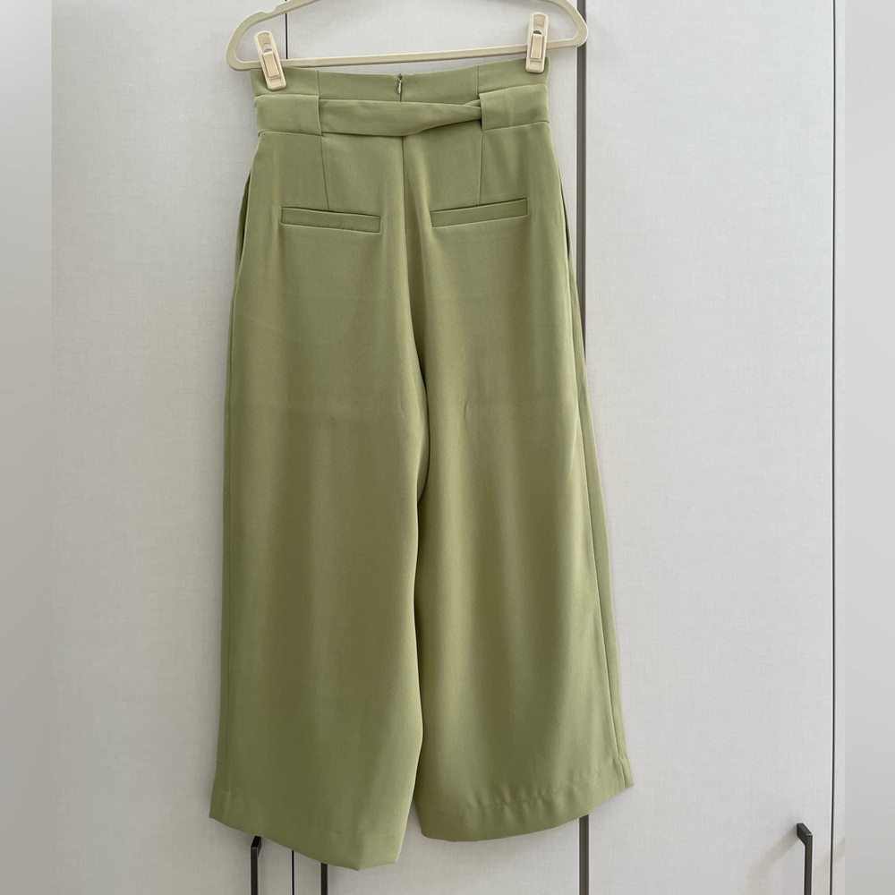 Petite Studio Fuschia Pants in Forest Green - Picture 4 of 10